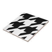 千鳥格子のパターンDogstoothチェックデザイン タイル (側面)