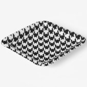 千鳥格子の市松模様にヴィンテージ紙プレート ペーパープレート (傾斜あり)