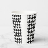 千鳥格子の市松模様にヴィンテージ 紙コップ (右)