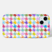 千鳥格子の数々の色+白パターン Case-Mate iPhoneケース (裏面 (横))