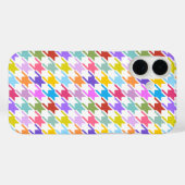千鳥格子の数々の色+白パターン Case-Mate iPhoneケース (裏面 (横))