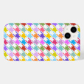 千鳥格子の数々の色+白パターン Case-Mate iPhoneケース (裏面 (横))
