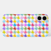 千鳥格子の数々の色+白パターン Case-Mate iPhoneケース (裏面 (横))