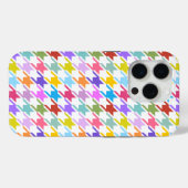 千鳥格子の数々の色+白パターン Case-Mate iPhoneケース (裏面 (横))