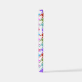 千鳥格子の数々の色+白パターン iPhoneケース (右側面)