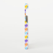 千鳥格子の数々の色+白パターン SAMSUNG GALAXYケース (左側)