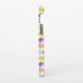 千鳥格子の数々の色+白パターン SAMSUNG GALAXYケース (左側)