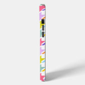千鳥格子の数々の色+白ビッグパターン Case-Mate iPhoneケース (裏面 / 左)