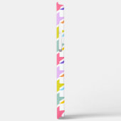 千鳥格子の数々の色+白ビッグパターン Case-Mate iPhoneケース (裏面 / 左)