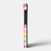 千鳥格子の数々の色+白ビッグパターン Case-Mate iPhoneケース (裏面 / 左)