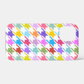 千鳥格子の数々の色+白ビッグパターン Case-Mate iPhoneケース (裏面 (横))