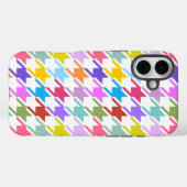 千鳥格子の数々の色+白ビッグパターン Case-Mate iPhoneケース (裏面 (横))