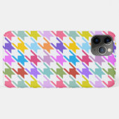 千鳥格子の数々の色+白ビッグパターン Case-Mate iPhoneケース (裏面(横))