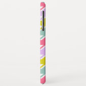 千鳥格子の数々の色+白ビッグパターン Case-Mate iPhoneケース (裏面/左)