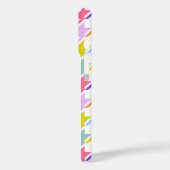 千鳥格子の数々の色+白ビッグパターン Case-Mate iPhoneケース (裏面 / 左)