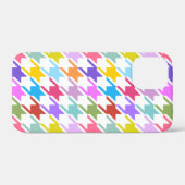 千鳥格子の数々の色+白ビッグパターン Case-Mate iPhoneケース (裏面 (横))