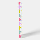 千鳥格子の数々の色+白ビッグパターン Case-Mate iPhoneケース (裏面 / 左)