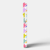 千鳥格子の数々の色+白ビッグパターン Case-Mate iPhoneケース (裏面 / 左)