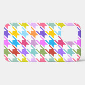 千鳥格子の数々の色+白ビッグパターン Case-Mate iPhoneケース (裏面 (横))