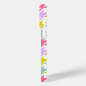 千鳥格子の数々の色+白ビッグパターン Case-Mate iPhoneケース (裏面 / 左)