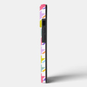 千鳥格子の数々の色+白ビッグパターン Case-Mate iPhoneケース (裏面 / 左)