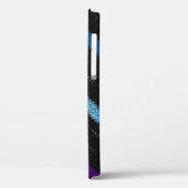 千鳥格子の:ざらざらしたキャンバスの模倣。 Case-Mate iPhoneケース (裏面 / 左)