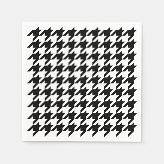 千鳥格子の -カスタマイズ背景色 スタンダードカクテルナプキン (正面)