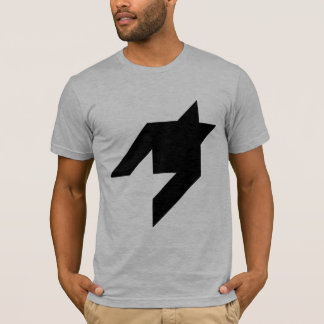 千鳥格子の(黒) Tシャツ