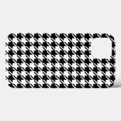 千鳥格子のBW文字パターン Case-Mate iPhoneケース (裏面 (横))