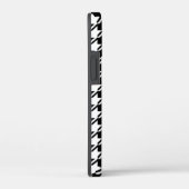 千鳥格子のBW文字パターン Case-Mate iPhoneケース (裏面 / 右)