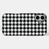 千鳥格子のBW文字パターン Case-Mate iPhoneケース (裏面 (横))