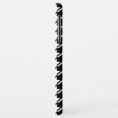 千鳥格子のBW文字パターン Case-Mate iPhoneケース (裏面/左)