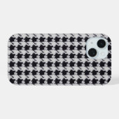 千鳥格子 iPhone 15ケース (裏面横)