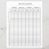 午前のグラフの毎月4列グラフ (正面)