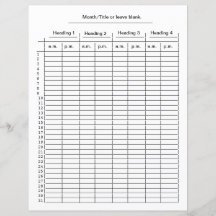 午前のグラフの毎月4列グラフ