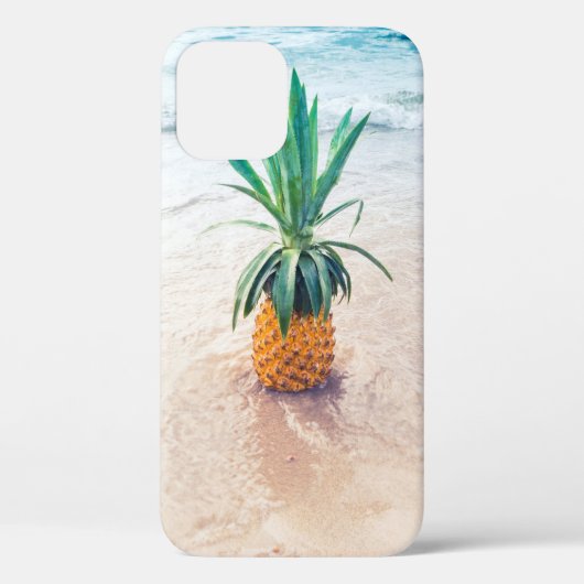 午前中にビーチショアのパイナップルの果物 Case-Mate iPhoneケース (裏面)