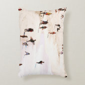 午前中にビーチ中の人 アクセントクッション (正面(垂直))