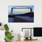 午前中に橋を上げる ポスター (ホームオフィス)