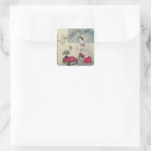 午前中に着替える スクエアシール (バッグ)