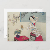 午前中に着替える ポストカード (正面/裏面)