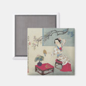 午前中に着替える マグネット (正面/裏面)