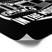 午前中のトラック運転手のディーゼルのにおいが大好き ポスター (角)