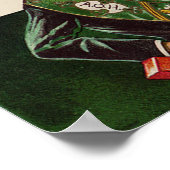 午前中のヴィンテージ聖パトリックの日 ポスター (角)