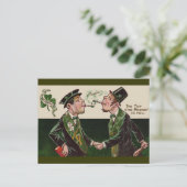 午前中のヴィンテージ聖パトリックの日 ポストカード (スタンド正面)