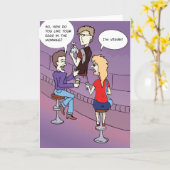 午前中の卵：グリーティおもしろいングカード カード (黄色い花)