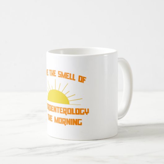 午前中の消化器学のにおい コーヒーマグカップ (正面右)