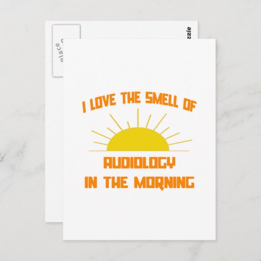 午前中の聴覚の匂い ポストカード (正面/裏面)