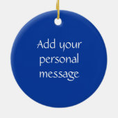 午前中の運河 セラミックオーナメント (裏面)