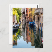 午前中の運河 ポストカード (正面/裏面)