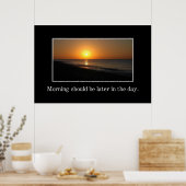 午前中は日遅れ[XL] ポスター (キッチン)